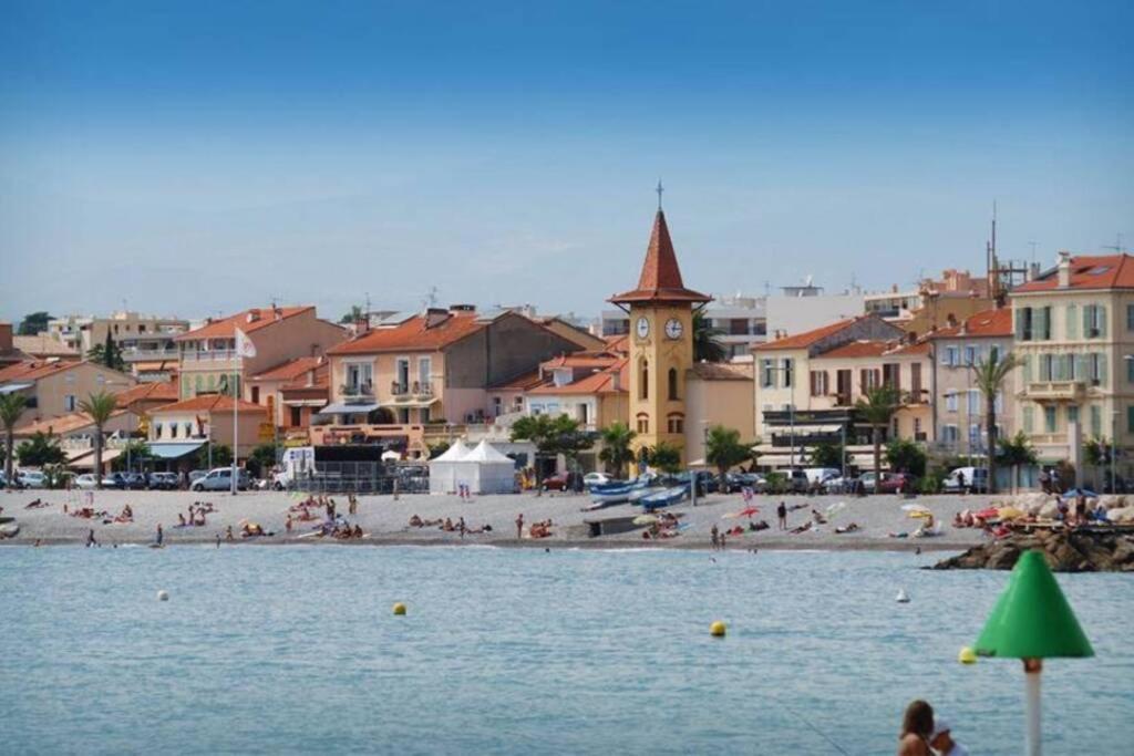 Appartement 6 personnes face à la mer Cagnes-sur-Mer Exterior foto