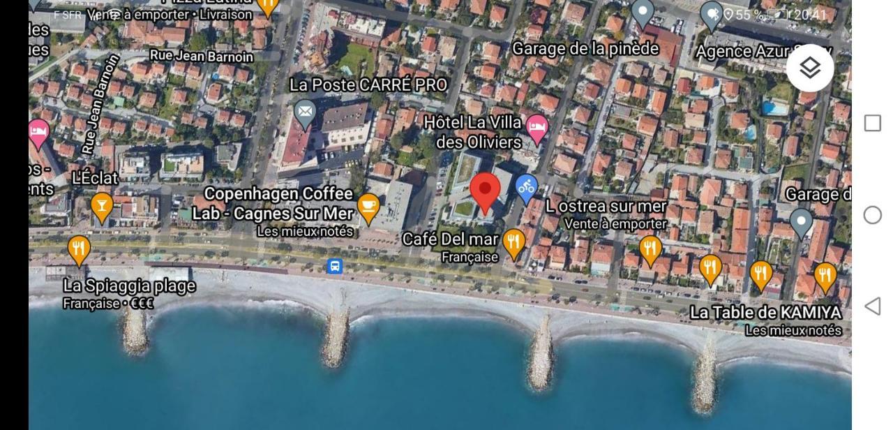 Appartement 6 personnes face à la mer Cagnes-sur-Mer Exterior foto